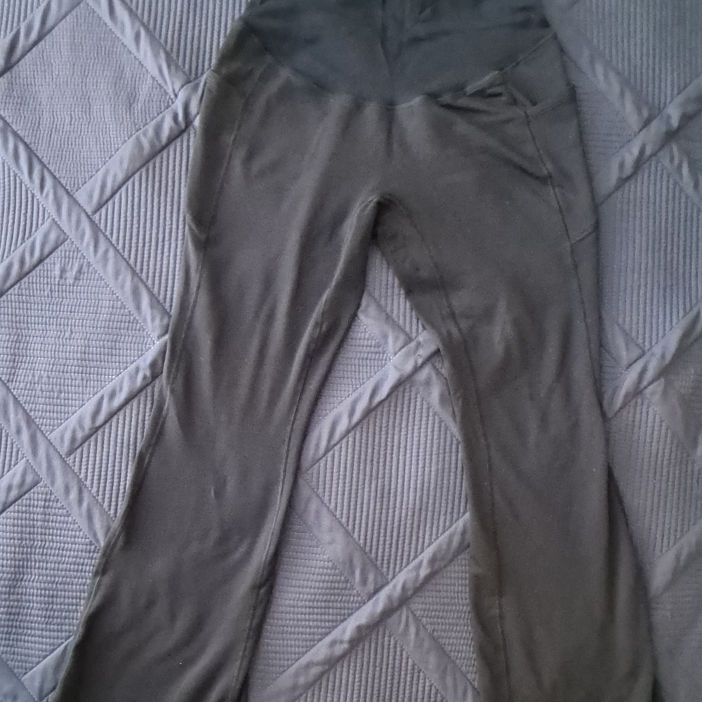 Black Fleece MATERNITY Pants / Leggings Size M / L